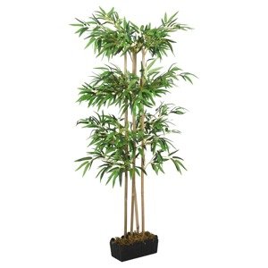 vidaXL Umelý bambusový strom 380 listov 80 cm zelený