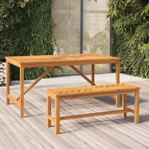 vidaXL Záhradná lavička 110 cm akáciový masív