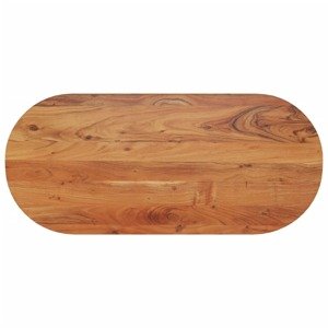 vidaXL Stolová doska 90x40x2,5 cm oválna masívna akácia