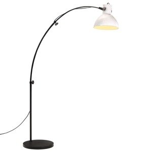 vidaXL Podlahová lampa 25 W biela 150 cm E27