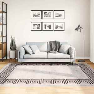 vidaXL Koberec umývateľný bielo-čierny 150x230 cm protišmykový