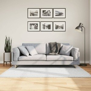 vidaXL Koberec OVIEDO, krátky vlas, sivý 120x170 cm