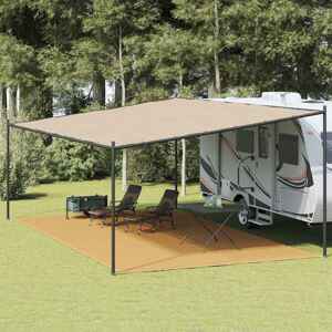 vidaXL Koberec do stanu pieskový 400x600 cm HDPE