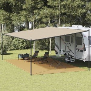 vidaXL Koberec do stanu pieskový 400x700 cm HDPE