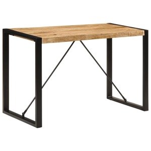 vidaXL Jedálenský stôl 120x55x76 cm surový mangovníkový masív