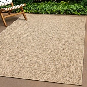 vidaXL Koberec ZIZUR 100x200 cm jutový vzhľad interiér a exteriér
