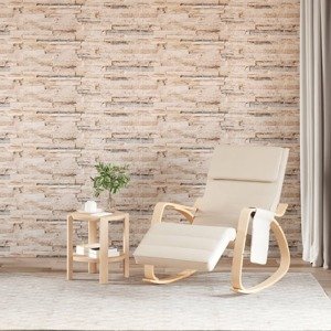 vidaXL 3D nástenné panely 14 ks bielo-červené 100x25 cm EPS
