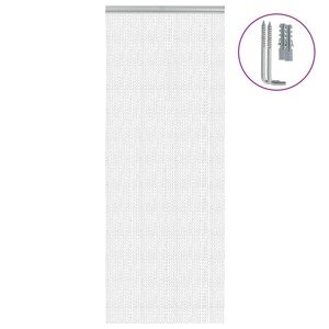 vidaXL Záves na dvere 80x201 cm hliník