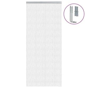 vidaXL Záves na dvere 90x212 cm hliník