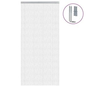 vidaXL Záves na dvere 100x200 cm hliník