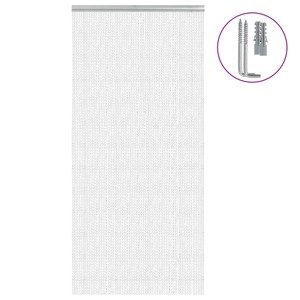 vidaXL Záves na dvere 100x212 cm hliník