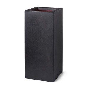 Capi Kvetináč Urban Smooth obdĺžnikový 36x79 cm čierny