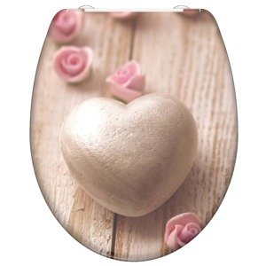 SCHÜTTE WC sedadlo s pomalým zatváraním ROMANTIC potlač duroplast