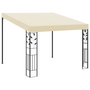vidaXL Nástenný altánok krémový 3x3x2,5 m