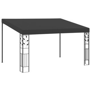 vidaXL Nástenný altánok antracitový 4x3x2,5 m