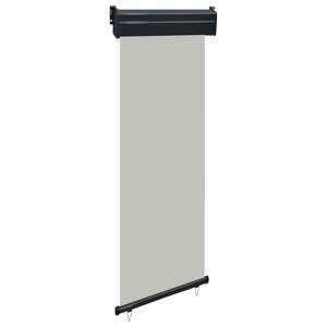 vidaXL Bočná markíza na balkón 60x250 cm, sivá