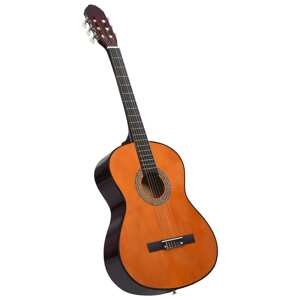 vidaXL Klasická gitara pre začiatočníkov 4/4 39" lipové drevo