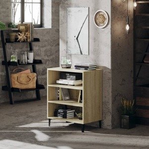 vidaXL Komoda, dub sonoma 57x35x70 cm, kompozitné drevo