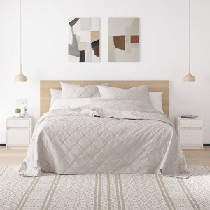 vidaXL Nočný stolík biely 40x31x50 cm borovicový masív
