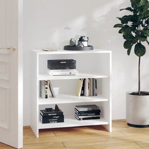 vidaXL Komoda biela 70x40,5x75 cm drevotrieska