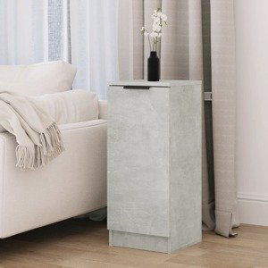 vidaXL Komoda betónovo sivá 30x30x70 cm spracované drevo