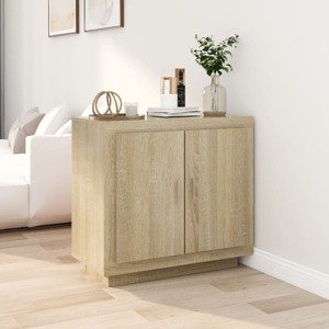 vidaXL Komoda dub sonoma 80x40x75 cm spracované drevo