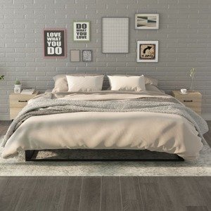 vidaXL Nočné stolíky 2 ks dub sonoma 40x35x47,5 cm