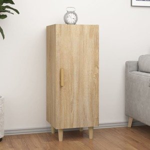 vidaXL Komoda dub sonoma 34,5x34x90 cm spracované drevo