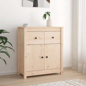 vidaXL Komoda 70x35x80 cm borovicový masív
