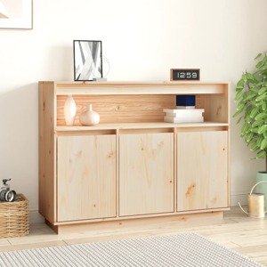vidaXL Komoda 104,5x34x80 cm borovicový masív