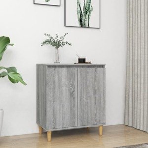 vidaXL Komoda sivý dub sonoma 60x35x70 cm spracované drevo