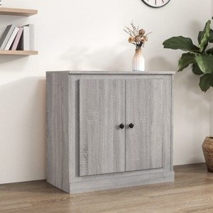 vidaXL Komoda sivá sonoma 70x35,5x67,5 cm spracované drevo