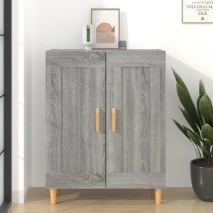 vidaXL Komoda sivý dub sonoma 69,5x34x90 cm spracované drevo