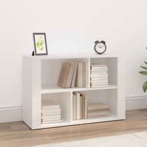 vidaXL Komoda biela 80x30x54 cm spracované drevo