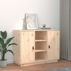 vidaXL Komoda 100x40x75 cm borovicový masív