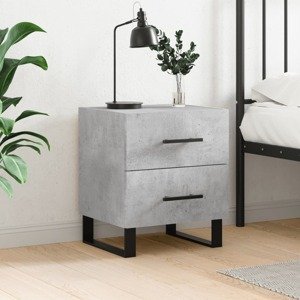 vidaXL Nočný stolík betónovo sivý 40x35x47,5 cm kompozitné drevo