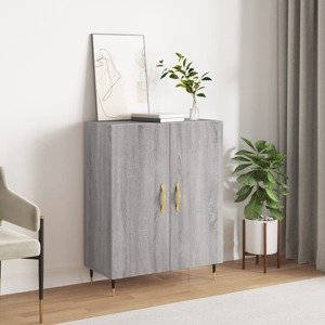 vidaXL Komoda sivý dub sonoma 69,5x34x90 cm kompozitné drevo