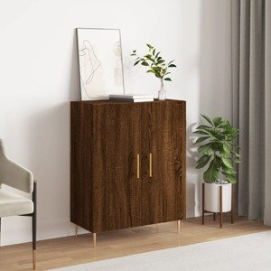 vidaXL Komoda hnedý dub 69,5x34x90 cm kompozitné drevo