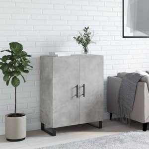 vidaXL Komoda betónovo sivá 69,5x34x90 cm kompozitné drevo