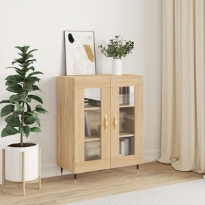 vidaXL Komoda dub sonoma 69,5x34x90 cm kompozitné drevo