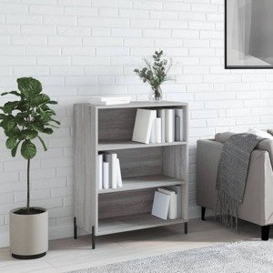 vidaXL Poličková skrinka sivá sonoma 69,5x32,5x90 cm kompozitné drevo