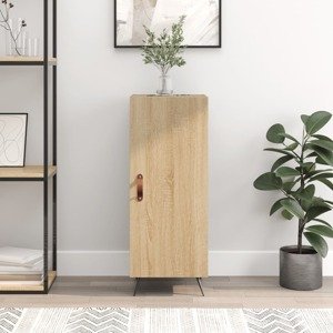 vidaXL Komoda dub sonoma 34,5x34x90 cm spracované drevo