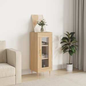 vidaXL Komoda dub sonoma 34,5x34x90 cm spracované drevo