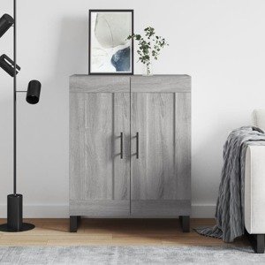vidaXL Komoda sivý dub sonoma 69,5x34x90 cm kompozitné drevo