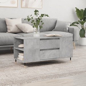 vidaXL Konferenčný stolík betónovosivý 102x44,5x50 cm kompozitné drevo