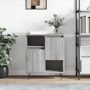 vidaXL Komoda sivý dub sonoma 60x35x70 cm spracované drevo
