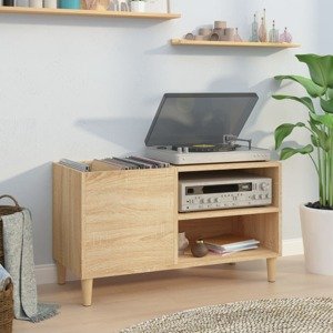 vidaXL Skrinka na platne dub sonoma 84,5x38x48 cm kompozitné drevo