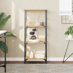 vidaXL Knižnica dub sonoma 50x33x117,5 cm kompozitné drevo