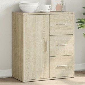 vidaXL Komoda dub sonoma 60x31x70 cm kompozitné drevo