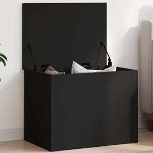 vidaXL Úložný box čierny 60x42x46 cm kompozitné drevo